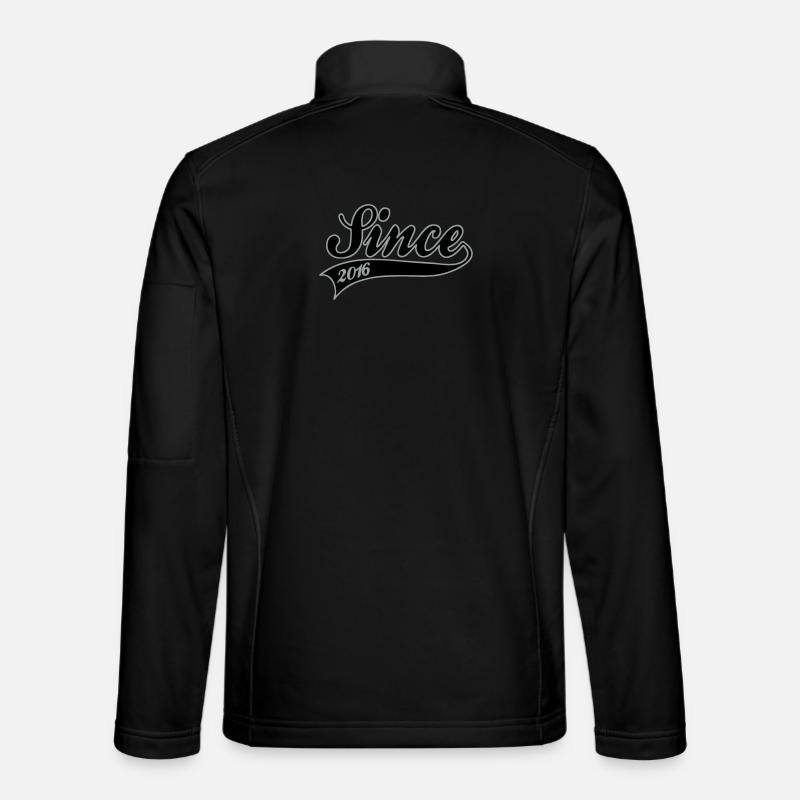 since 2016 - Veste en tissu softshell Unisexe - noir