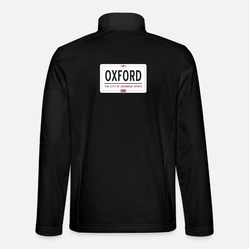 Oxford town sign - Unisex Softshell Jacket - black