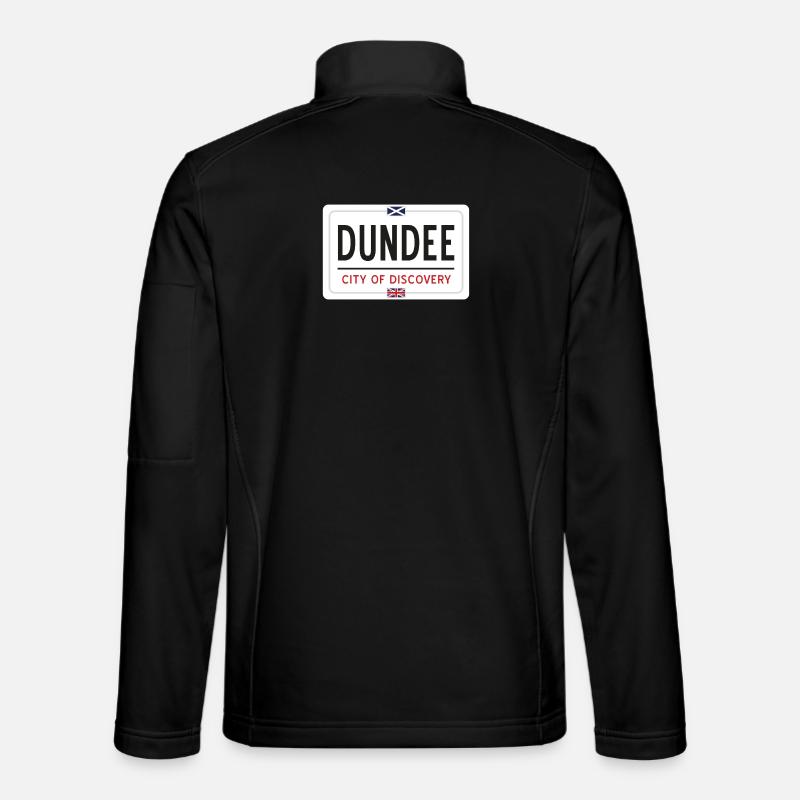 Dundee Ortsschild - Unisex Softshelljacke - Schwarz