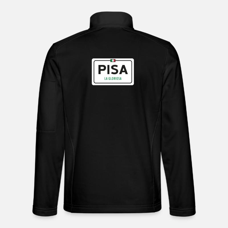 Panneau de la ville de Pise Veste en tissu softshell Unisexe