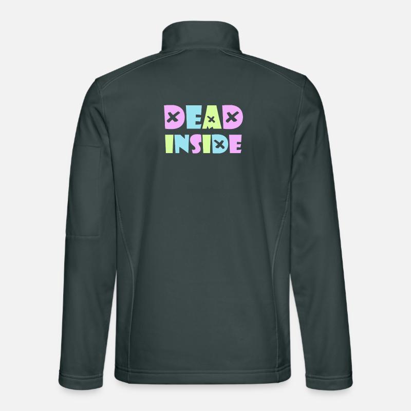 Dead Inside Kawaii Emo Punk Rock Anime Gothic Goth Unisex Softshelljacke