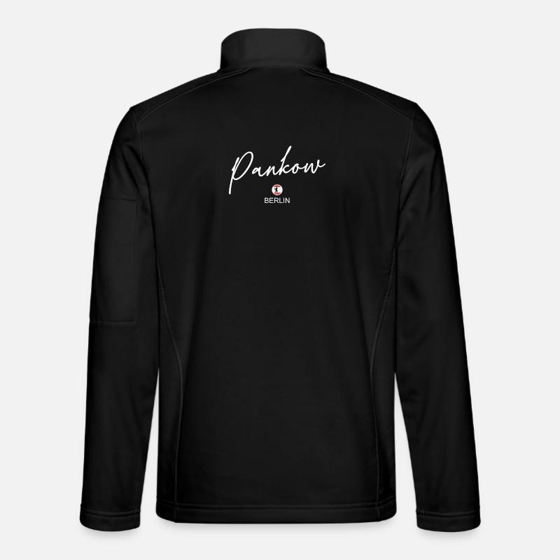 Pankow - Drapeau de Berlin - Ours de Berlin - Berlinerin Veste en tissu softshell Unisexe