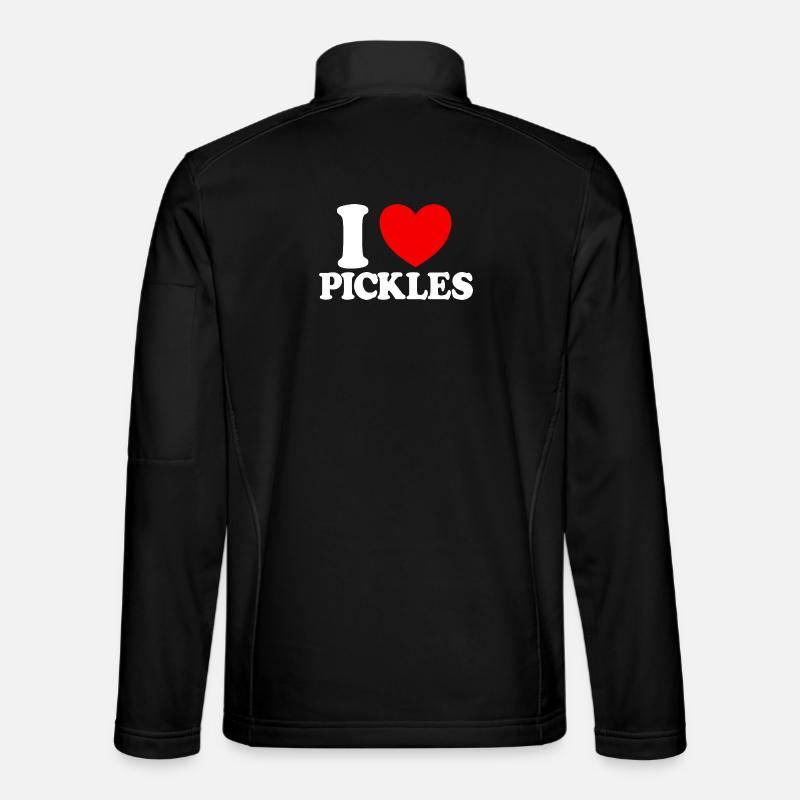 Ich liebe Gurken Ich liebe Gurken - Unisex Softshelljacke - Schwarz