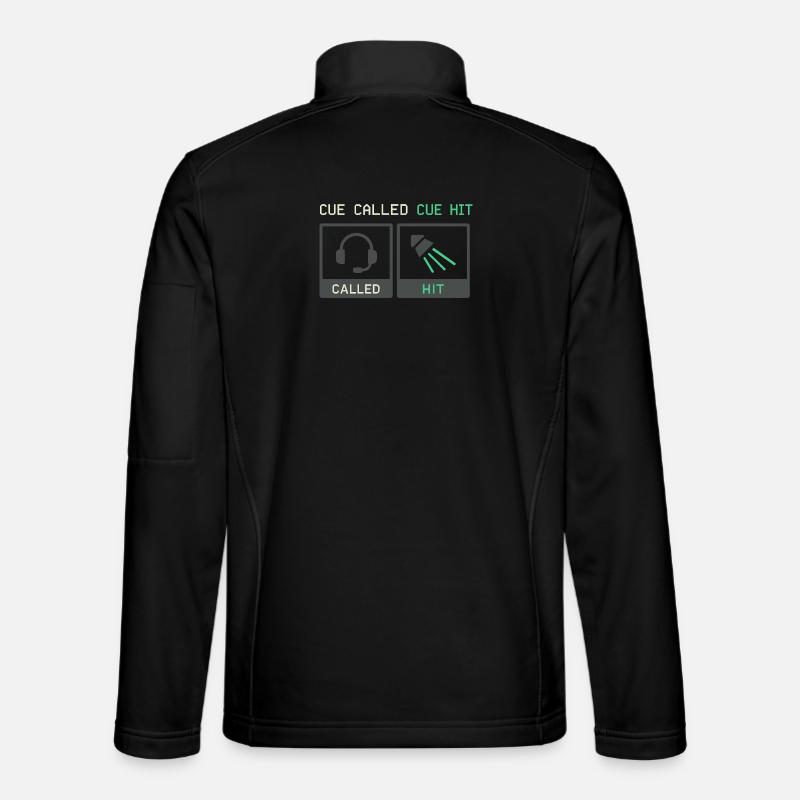 Theatertechnik-crew Bühnentechniker Ton - Unisex Softshelljacke - Schwarz