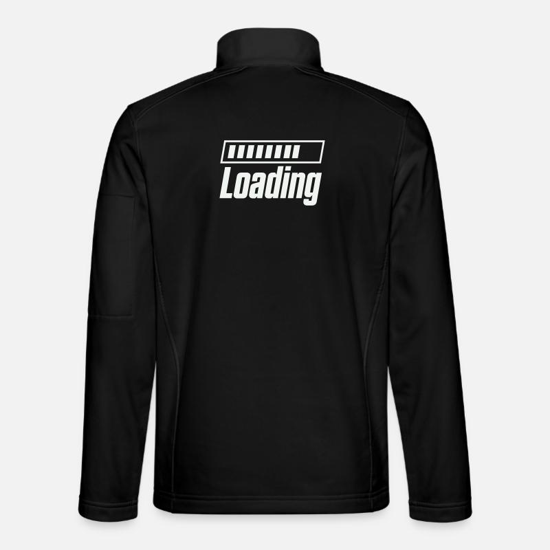 Loading Loading Bar - Unisex Softshell Jacket - black