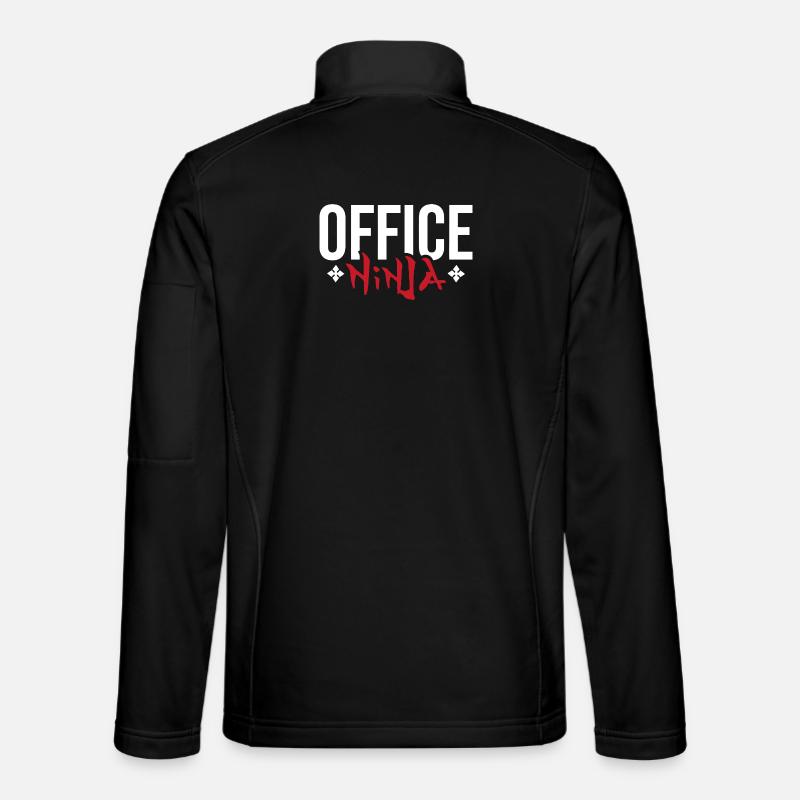 Büro-Ninja - Unisex Softshelljacke - Schwarz