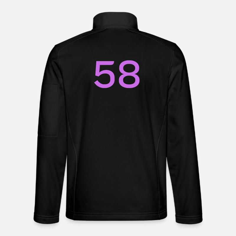 58 - Veste en tissu softshell Unisexe - noir