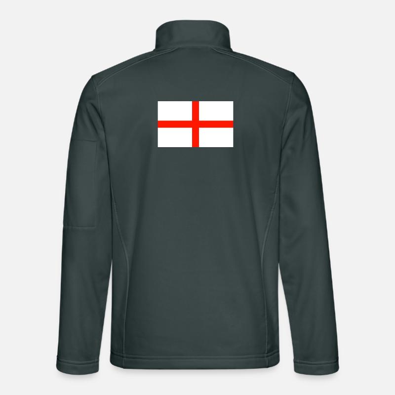 Drapeau anglais Veste en tissu softshell Unisexe