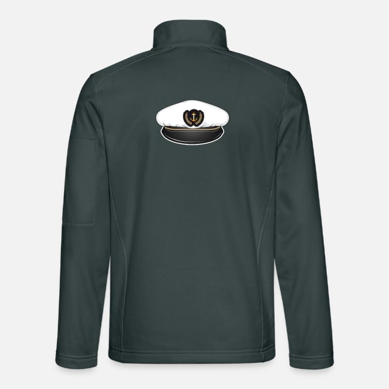Captain's hat for the captain on his ship Unisex Softshell Jacket