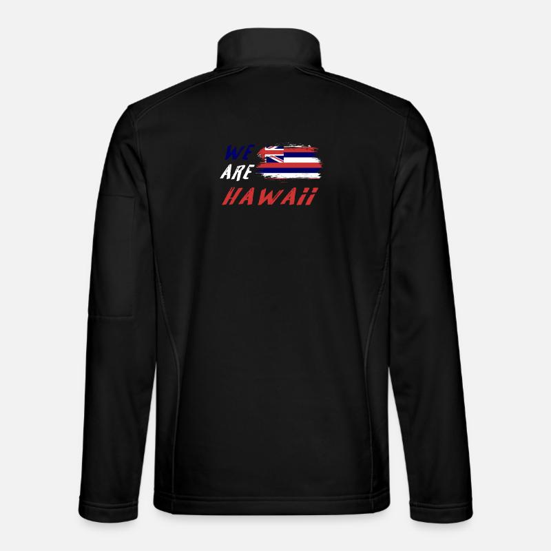 Wir sind Hawaii - Unisex Softshelljacke - Schwarz