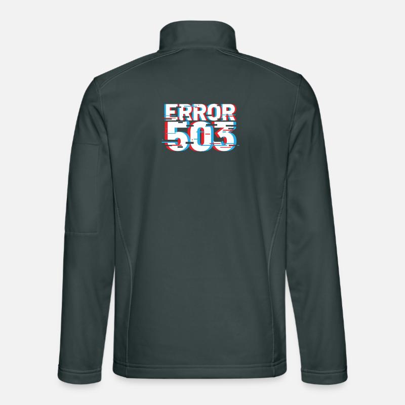 Error 503 Glitch Unisex Softshell Jacket