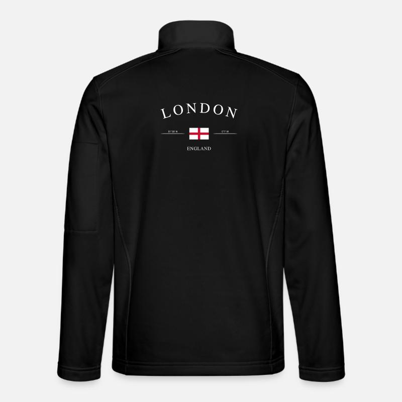 London England – Holiday Souvenir & Gift - Unisex Softshell Jacket - black