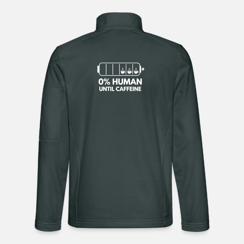 Fans de t-shirt de café Caffeine Gauge Veste en tissu softshell Unisexe