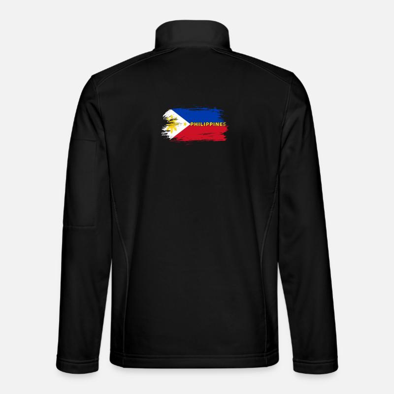 Philippines Flag / Gift Manila Filipino - Unisex Softshell Jacket - black