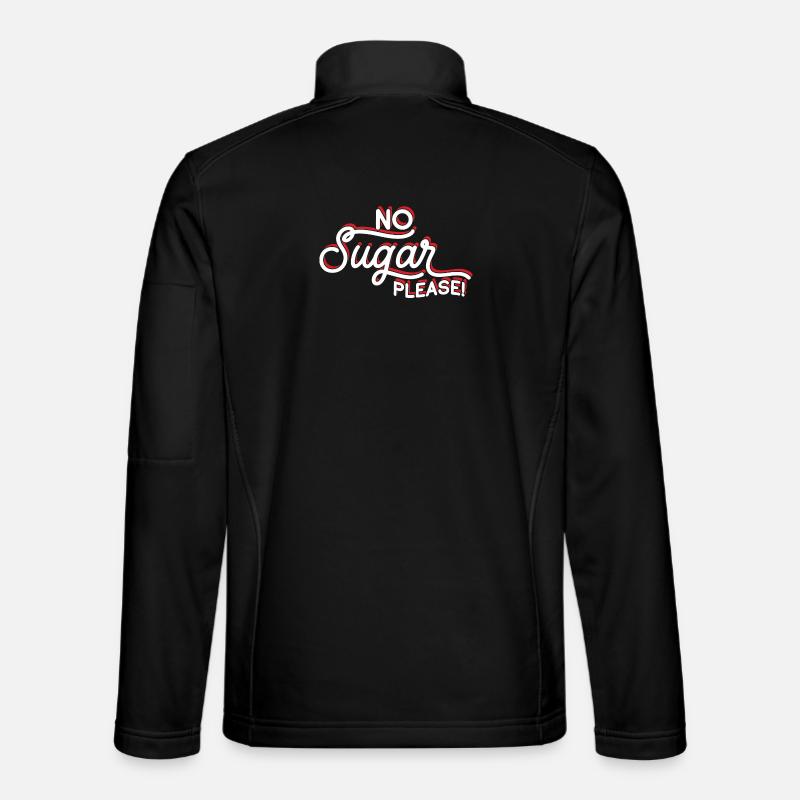 Anti-Sügar Flashing Passion Nachricht - Unisex Softshelljacke - Schwarz
