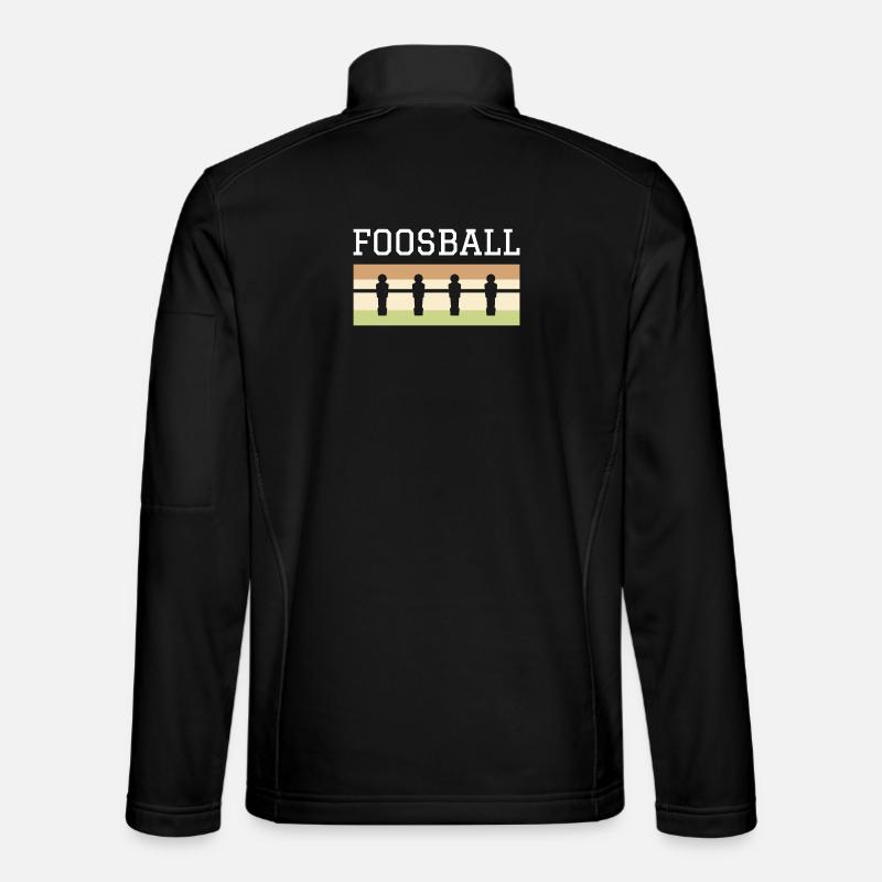 Tischfußball Retro - Unisex Softshelljacke - Schwarz