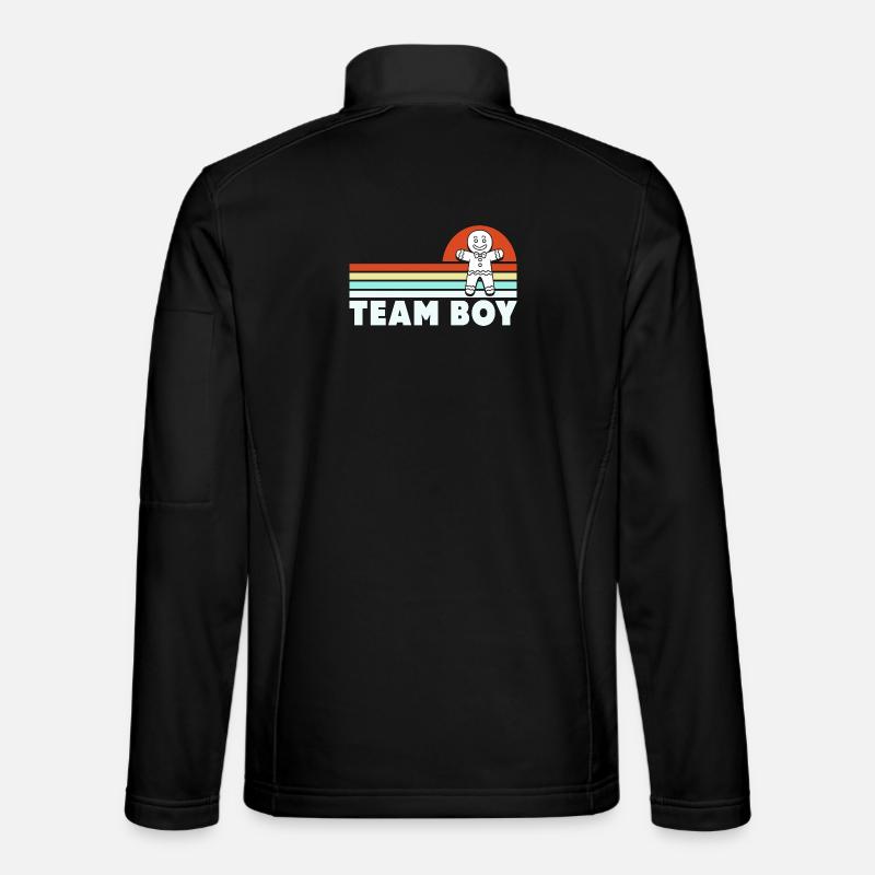 Team Boy Christmas - Unisex Softshell Jacket - black