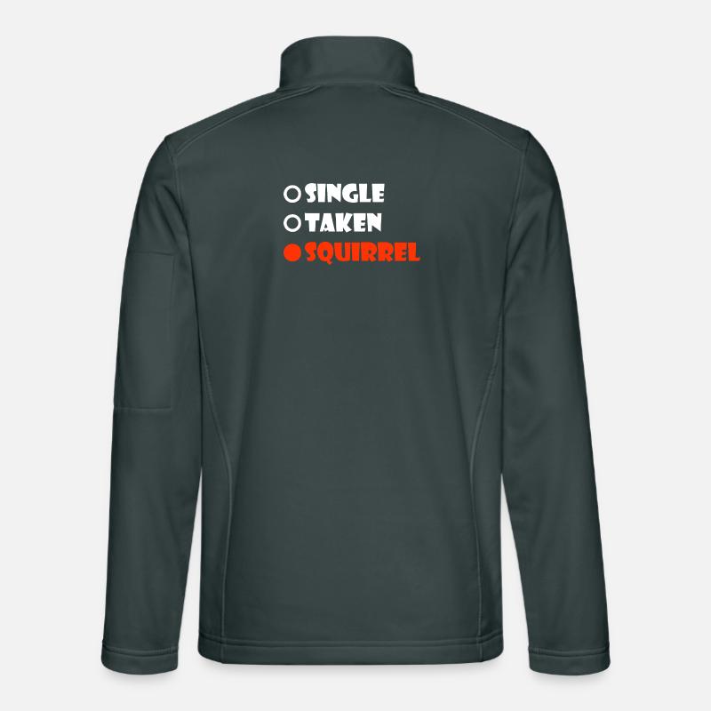 Single Taken Squirrel Unisex Softshell Jacket