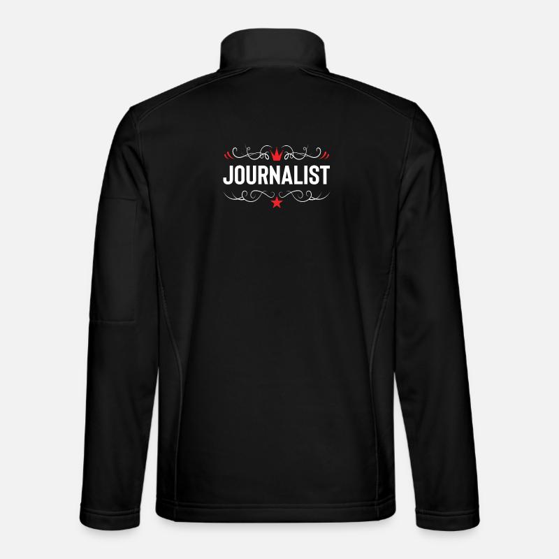 Journalist Beruf - Unisex Softshelljacke - Schwarz