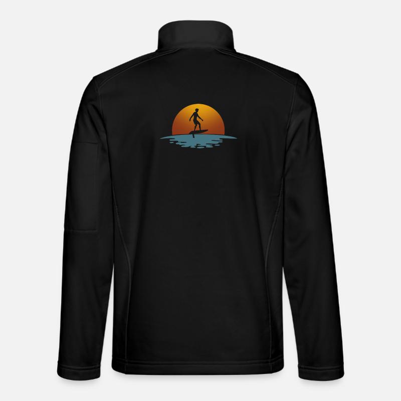 Hydroptère Surf Surf Surfer Hydroptère Surfen Veste en tissu softshell Unisexe