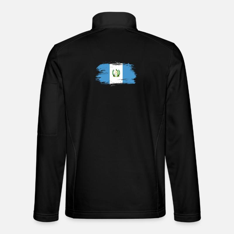 Drapeau du Guatemala - Veste en tissu softshell Unisexe - noir