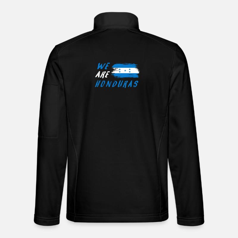 Wir sind Honduras - Unisex Softshelljacke - Schwarz