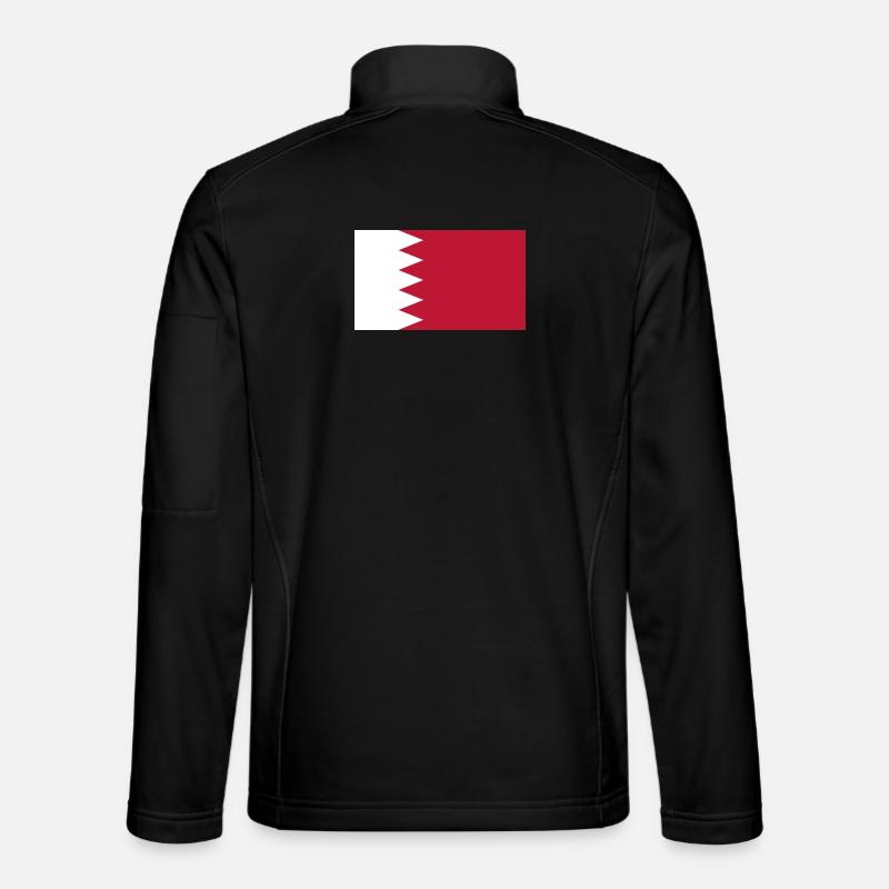 Drapeau du Qatar Veste en tissu softshell Unisexe