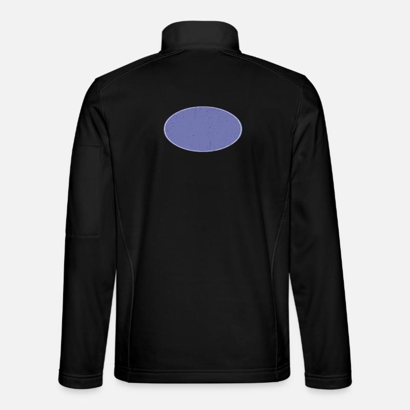 Ovaler Background Hintergrund schmutzig violett - Unisex Softshelljacke - Schwarz