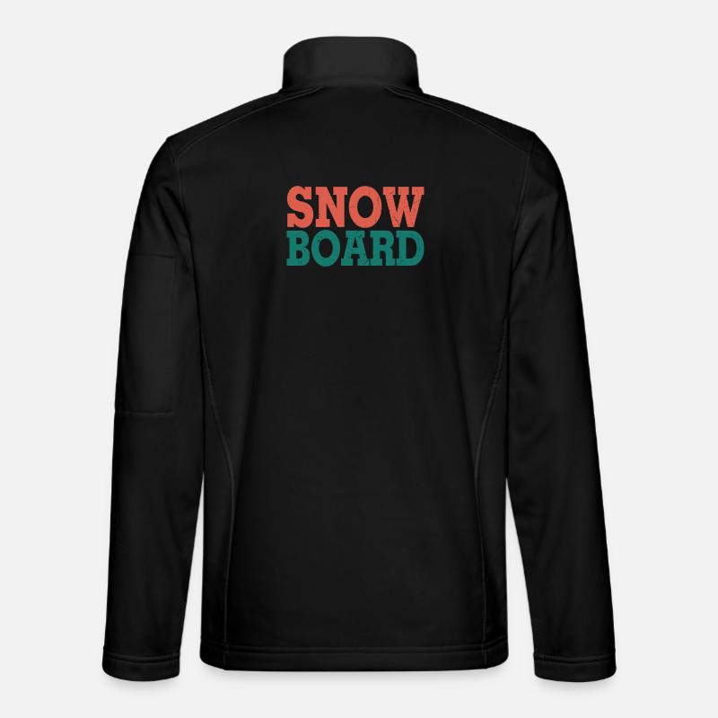 Snowboard Unisex Softshell Jacket