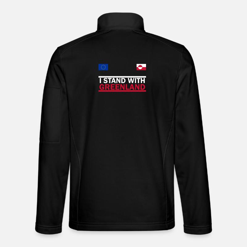 I Stand With Greenland Unisex Softshell Jacket