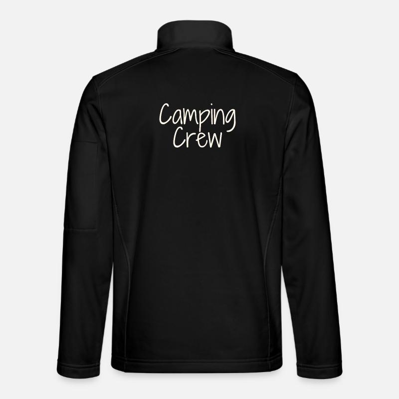 Camping Crew - Unisex Softshell Jacket - black