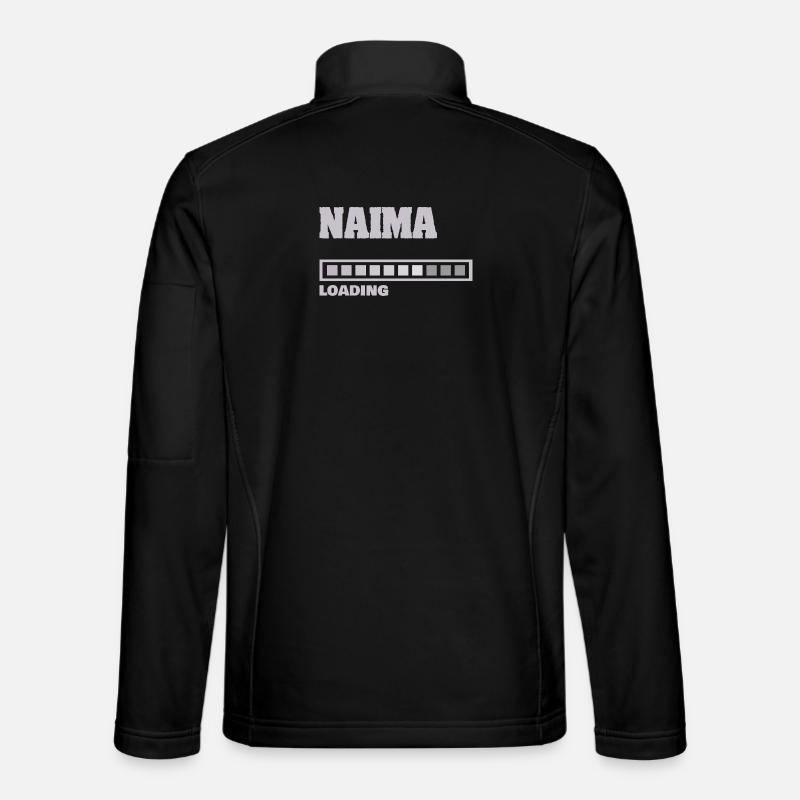 Geschenk für Naima - Unisex Softshelljacke - Schwarz