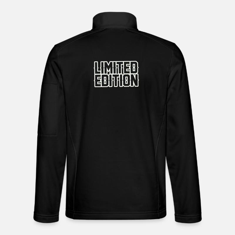 Limited Edition: Geometric Contour - Unisex Softshell Jacket - black