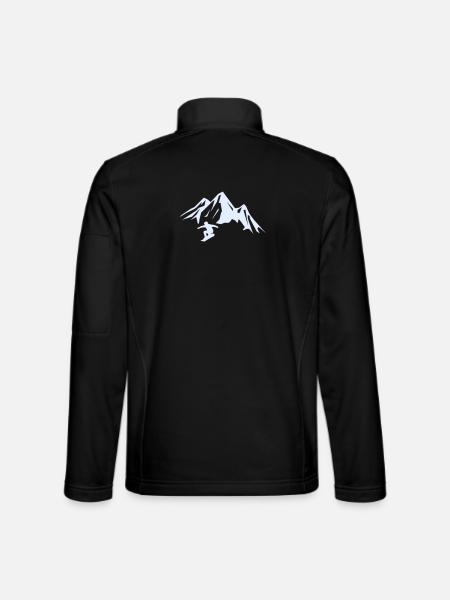 snowboard_berge - Unisex Softshell Jacket - black