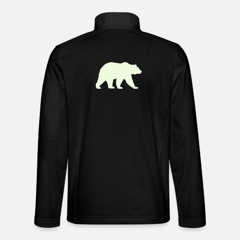 grizzly_baer- - Veste en tissu softshell Unisexe - noir
