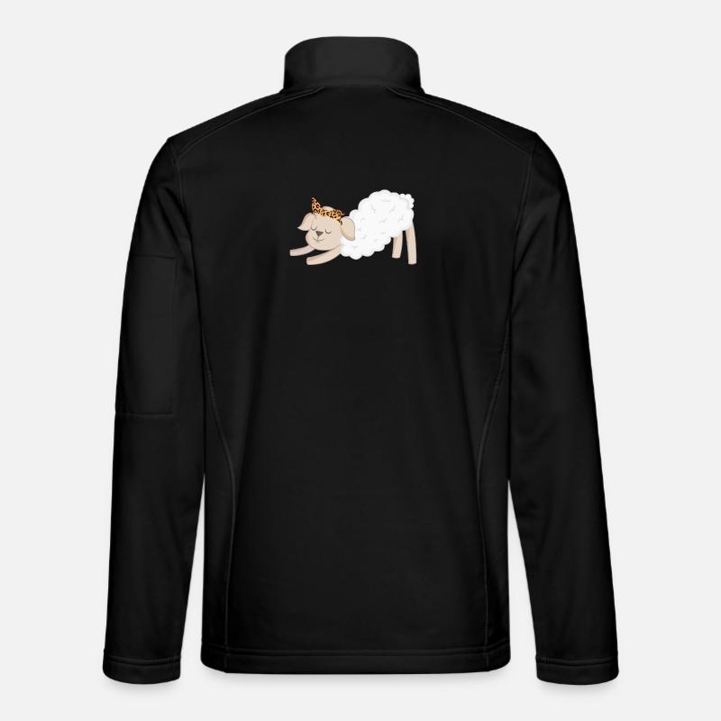 Moutons Veste en tissu softshell Unisexe