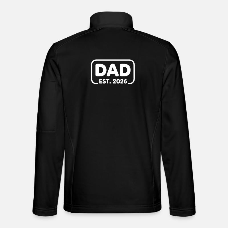 Dad 2026 - Unisex Softshell Jacket - black