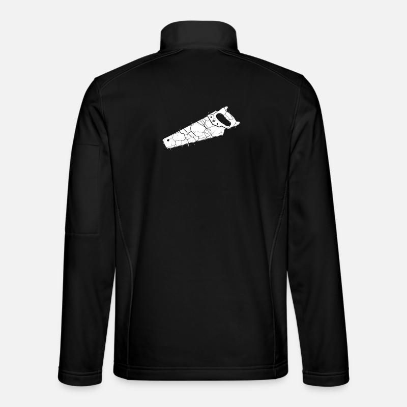 Saw Fox Tail Grunge Tool Unisex Softshell Jacket