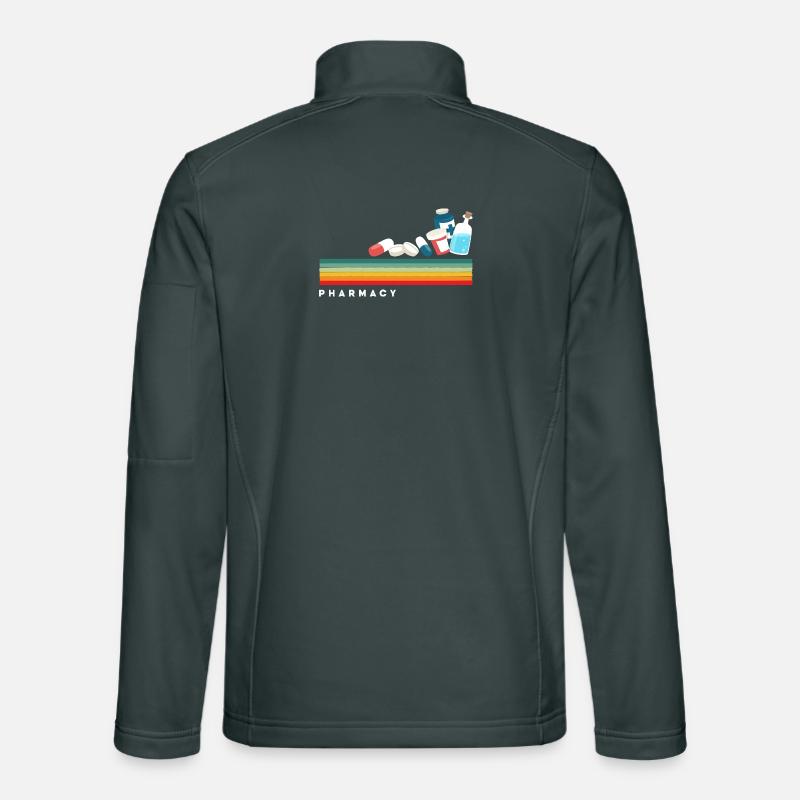 Retro pharmacist pharmacy technician Unisex Softshell Jacket