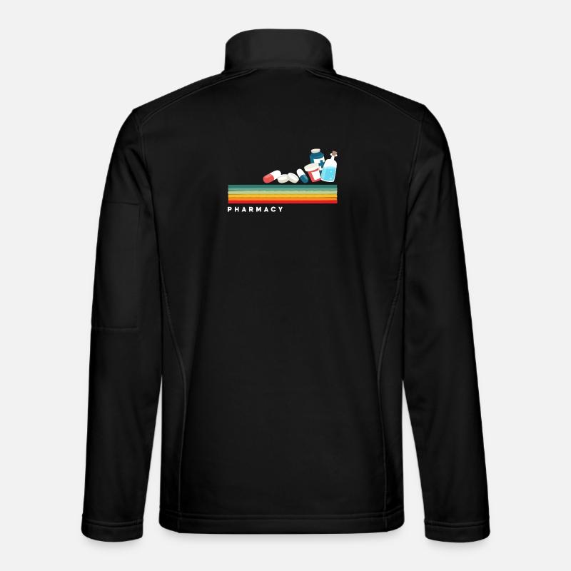 Retro-apotheker Pharmazietechniker - Unisex Softshelljacke - Schwarz