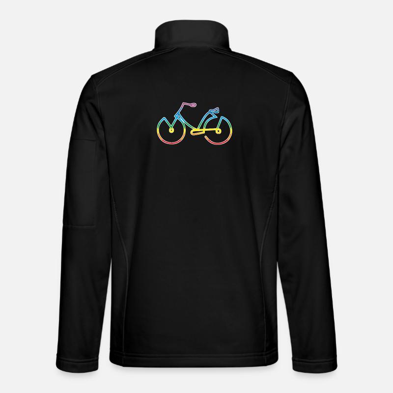 bike - Unisex Softshell Jacket - black