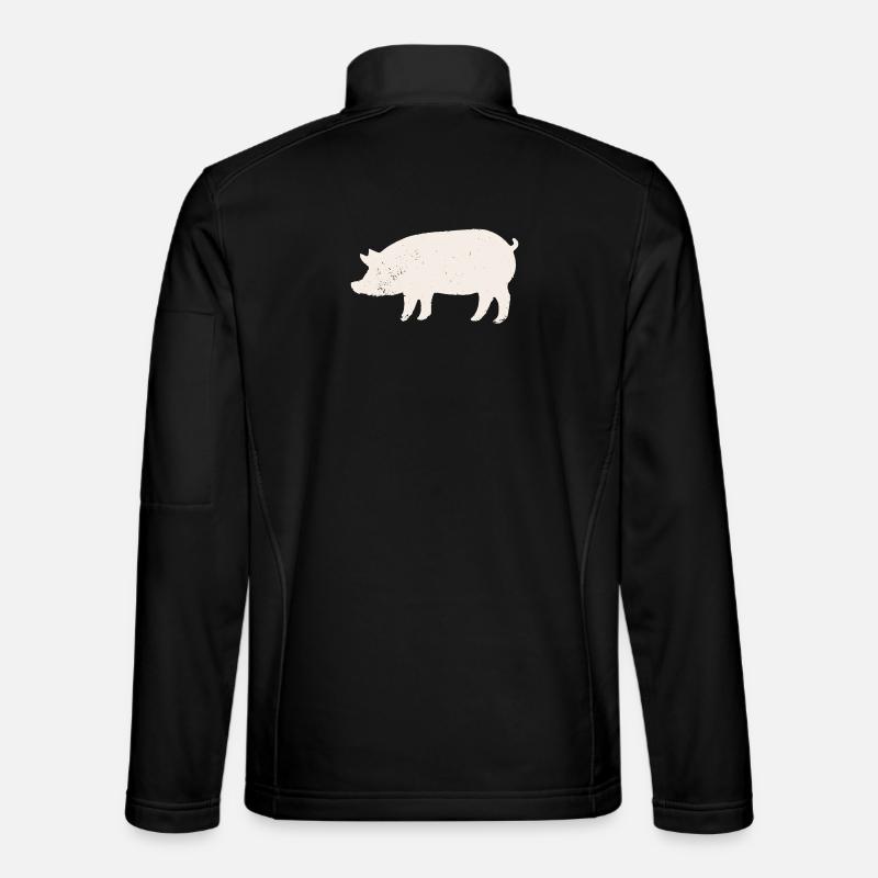 Pig - Unisex Softshell Jacket - black
