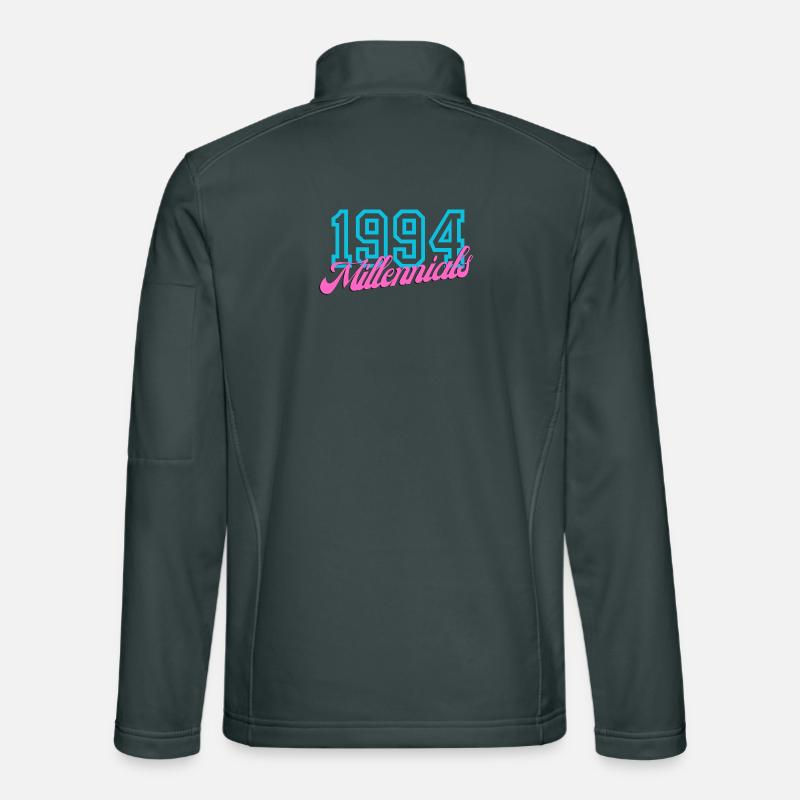 1994 Millennials Retro Date Design Unisex Softshell Jacket