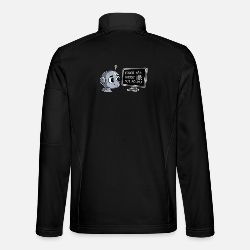 Error 404: Ghost Not Found - Unisex Softshelljacke - Schwarz
