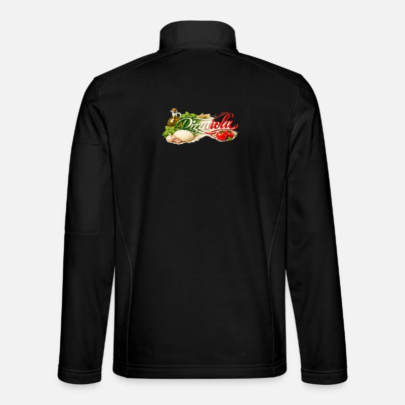 Pizzaiola - the pizza maker - Unisex Softshell Jacket - black
