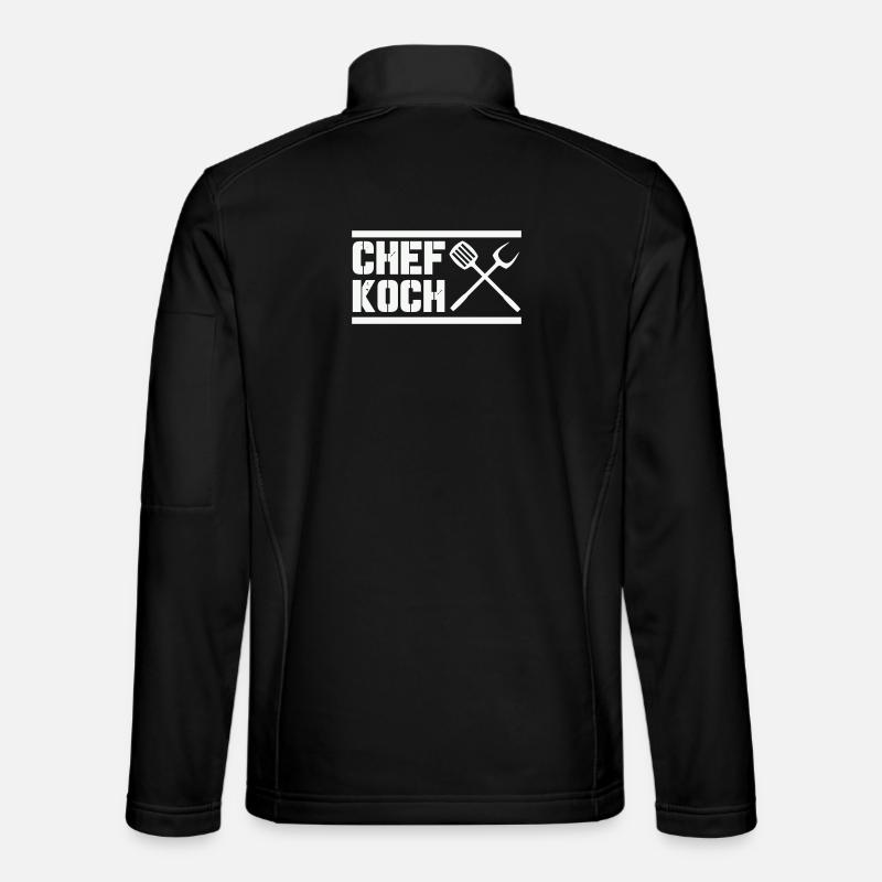 chef_koch - Veste en tissu softshell Unisexe - noir