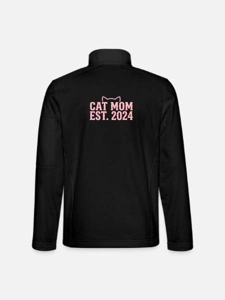Feuerwehrhelm Profil Icon - Unisex Softshelljacke - Schwarz - Hinten