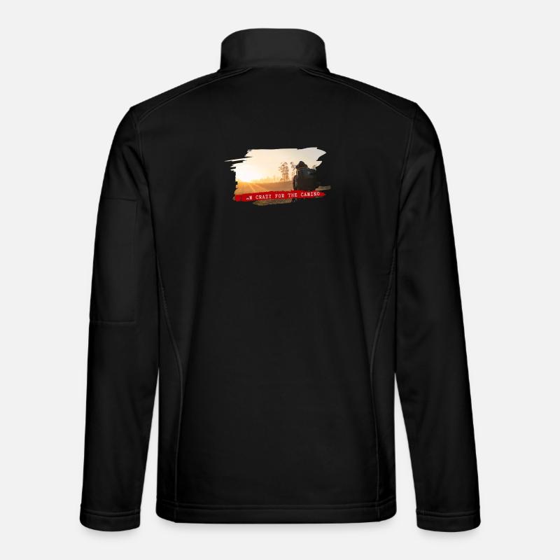 Crazy for the Camino - Unisex Softshell Jacket - black