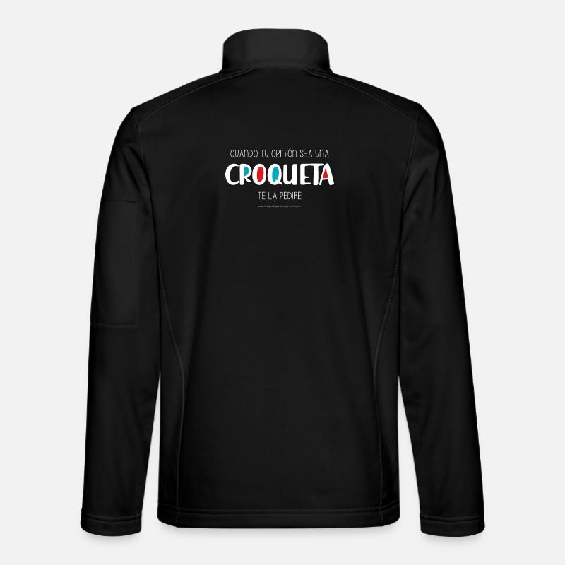 Croquette (foncée) Veste en tissu softshell Unisexe