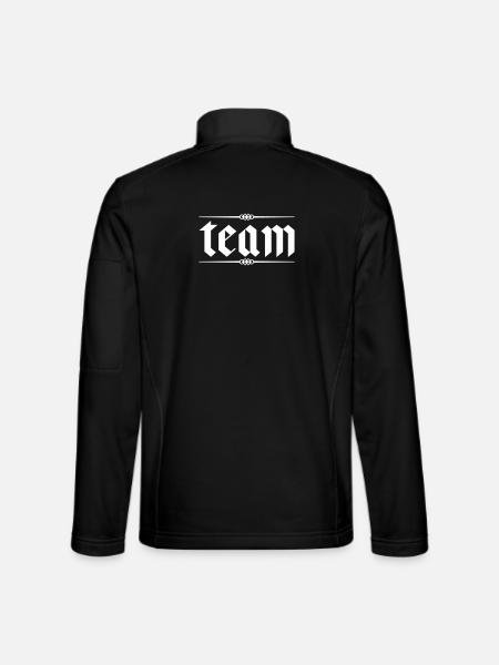 Équipe - Veste en tissu softshell Unisexe - noir